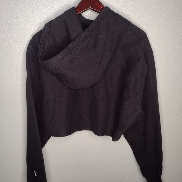 Champion Malibu Boats Womens Cropped Hoodie Sweatshirt Medium Reverse Weave LL - Picture 4 of 6